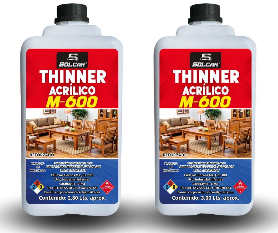 THINNER ACRÍLICO M-600